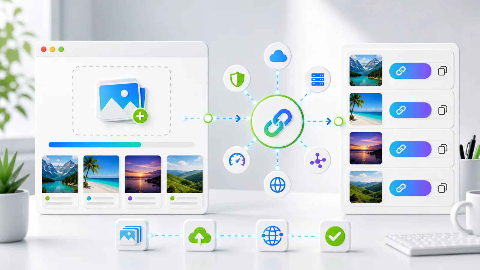 Image to URL Converter | Free Direct Image Link Generator: Upload image files and instantly get permanent, shareable links with copy-ready embed snippets.
